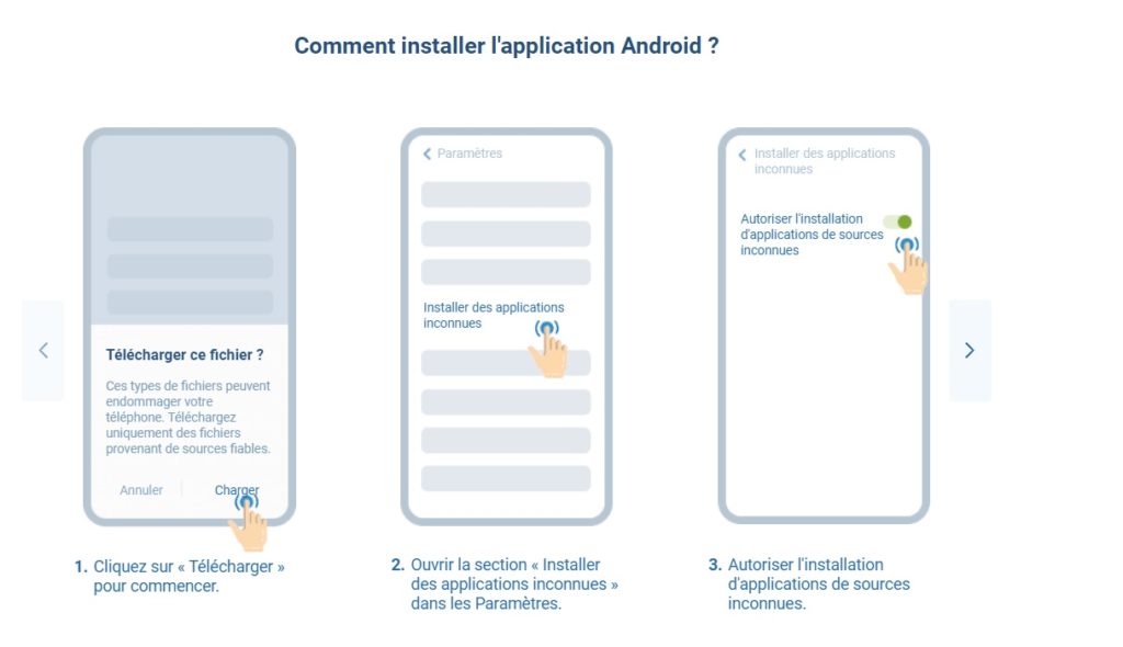 Comment installer Android APK